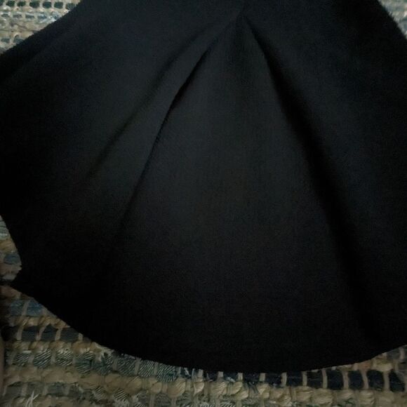 Lipstick boutique high low peplum sleeveless extra small black top Round Neck Pu - Picture 10 of 11